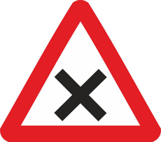 צומת הצטלבות תמרור צומת הצטלבות