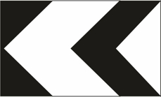 המשך הדרך בכיוון המסומן בחיצים שעל התמרור תמרור המשך הדרך בכיוון המסומן בחיצים שעל התמרור