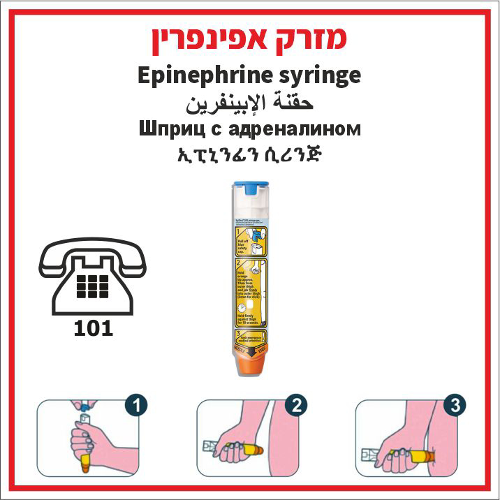 שלט מזרק אפינפרין